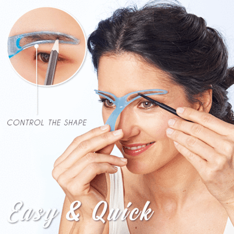 Eyebrow Shaping and Makeup Stencil Tool