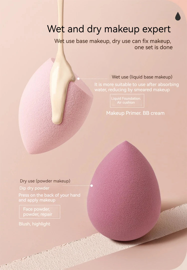 4pcs Beauty Egg Makeup Sponges