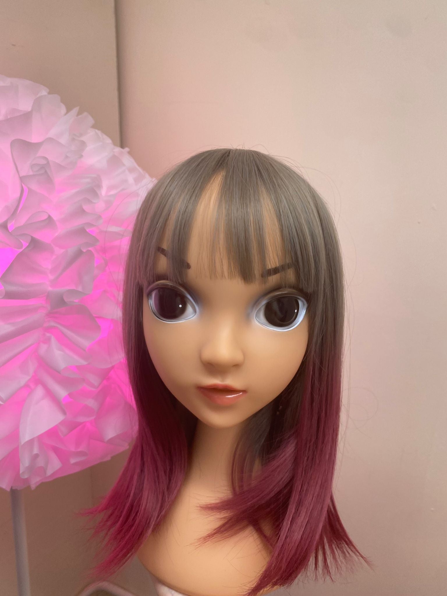 Wig Light Brown and Pink Lolita in London