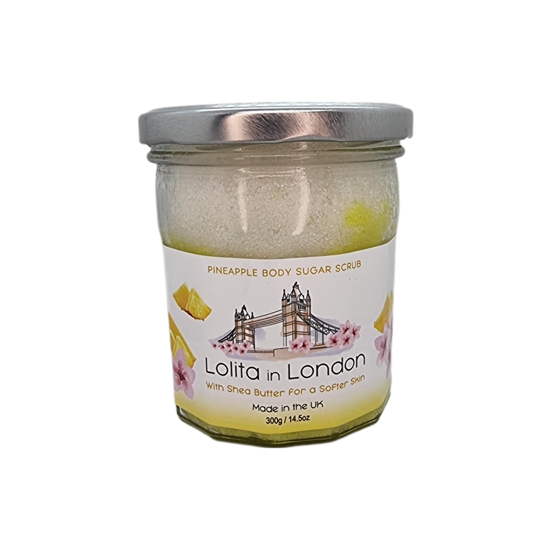 Pineapple Body Sugar Scrub with Shea Butter