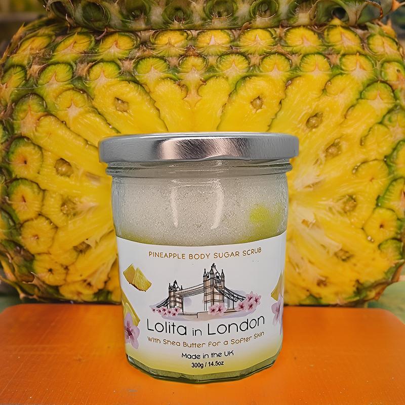 Pineapple Body Sugar Scrub with Shea Butter