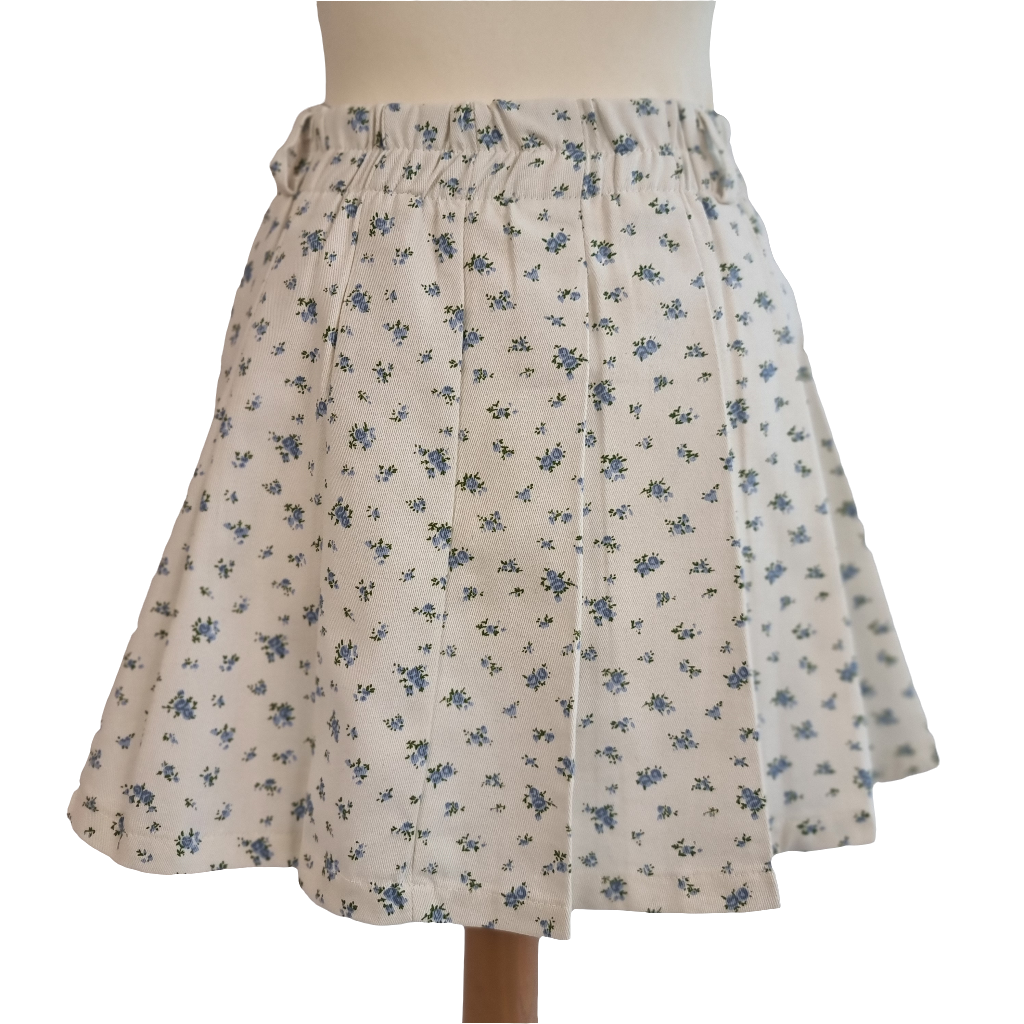 Floral Breeze Pleated Skirt