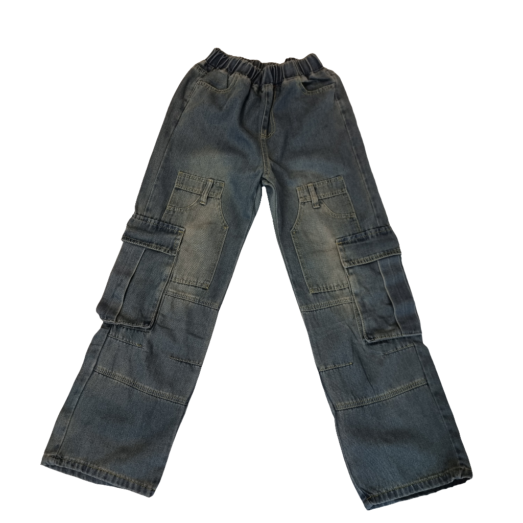 Vintage Utility Cargo Jeans