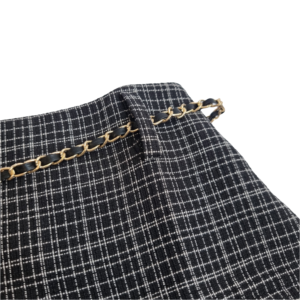 Midnight Plaid Charm Skirt