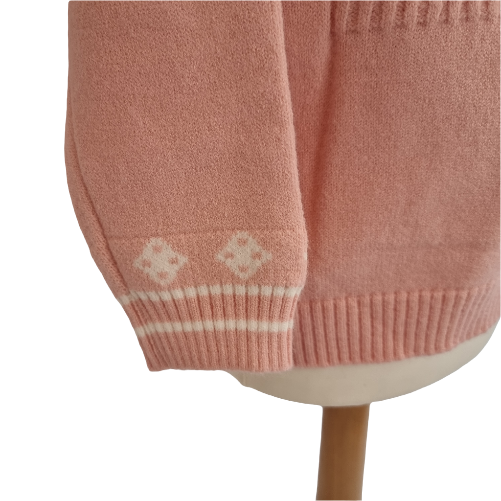 Blush Bunny Charm Pink Cardigan