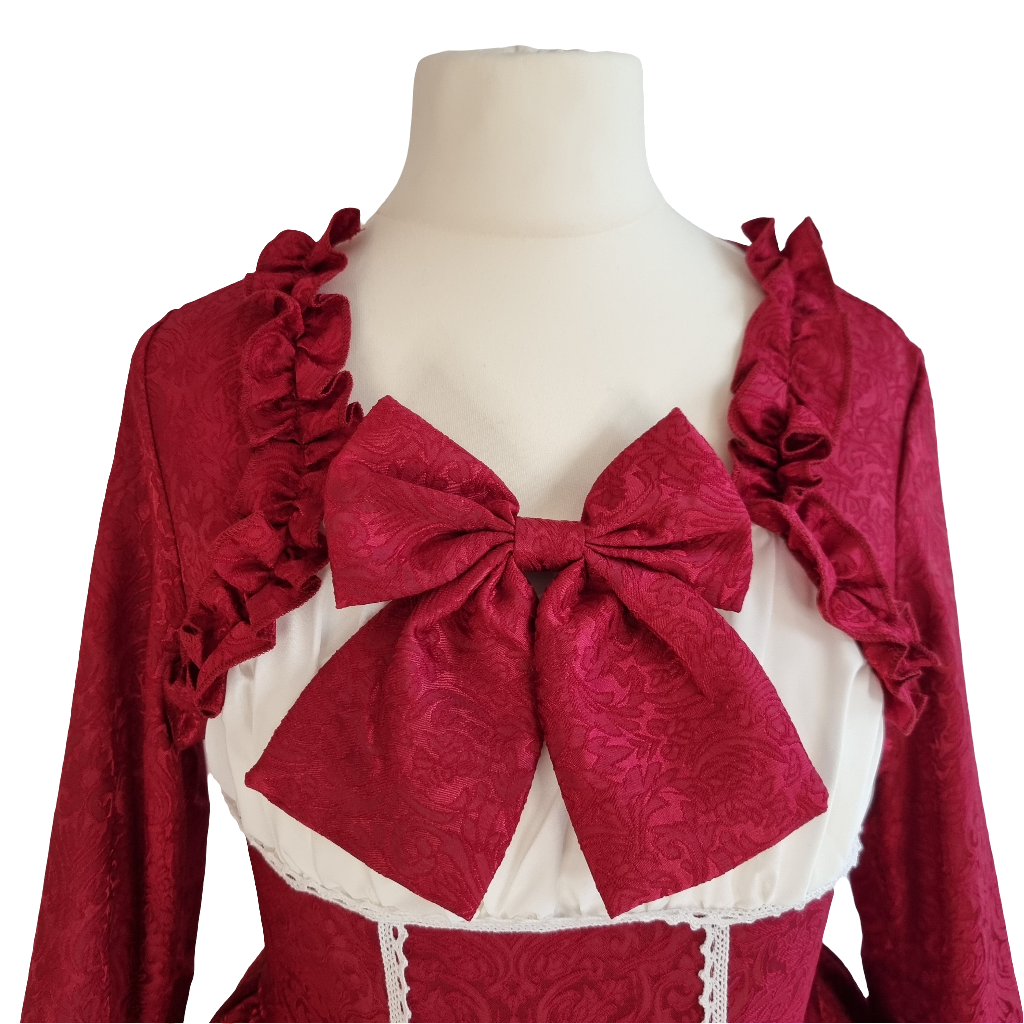 Exquisite Red Ruffled Lolita Dress – A Timeless Classic Dress