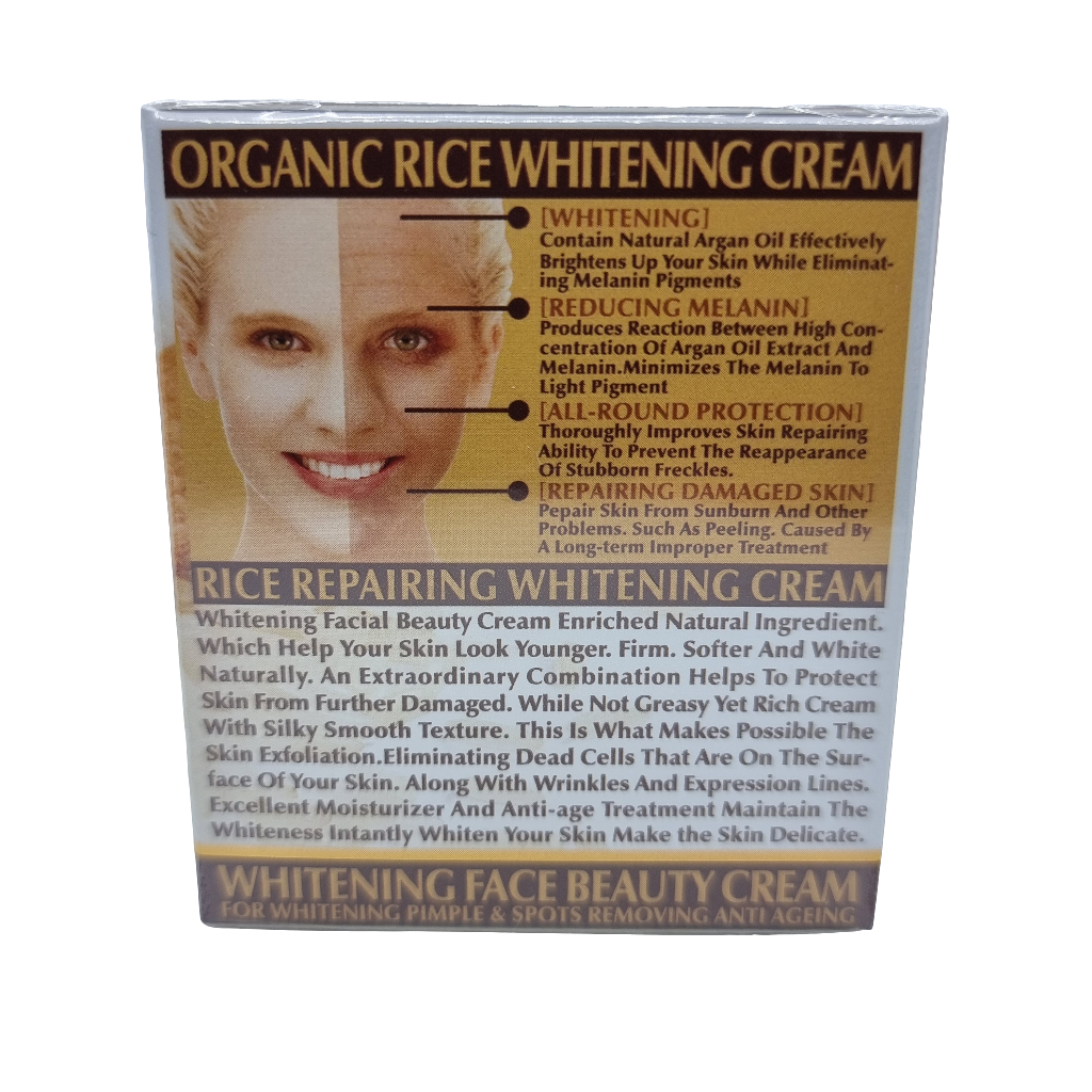 Organic Rice Whitening Cream