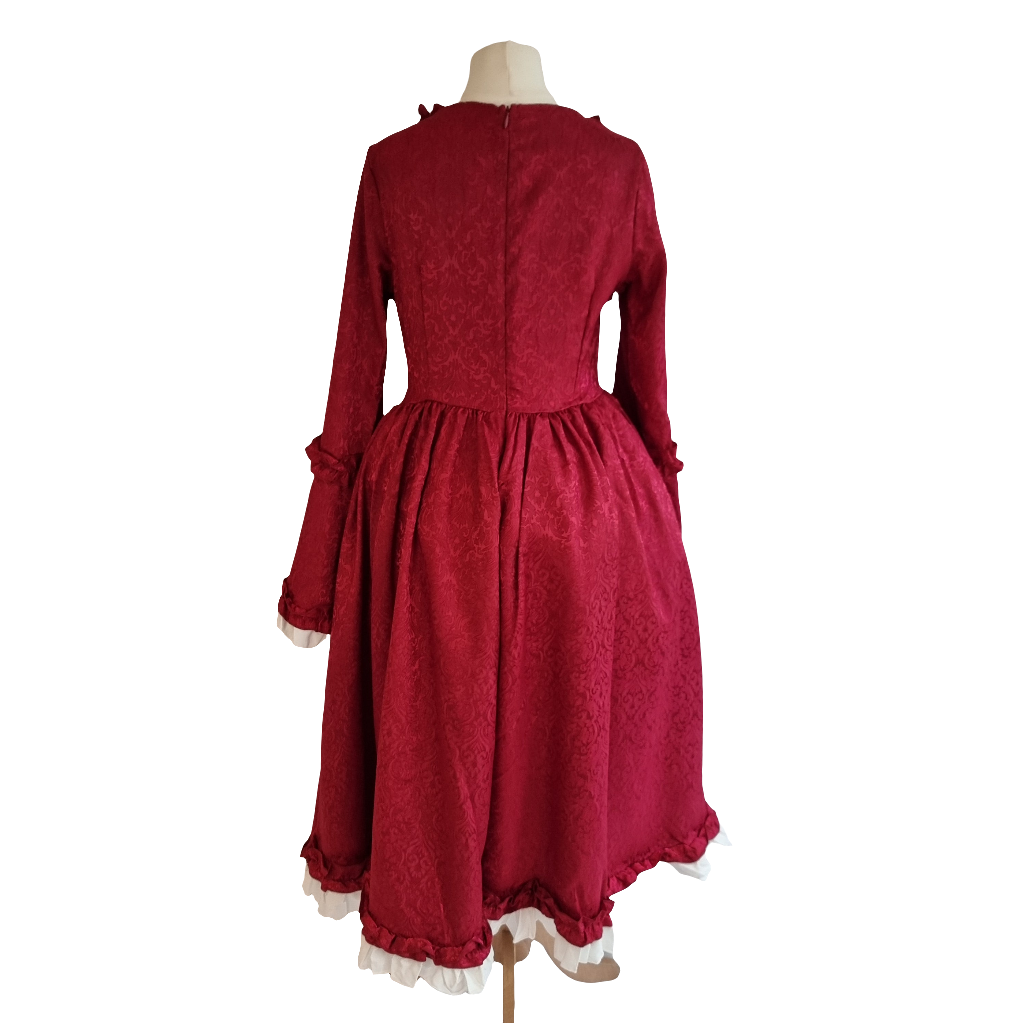 Exquisite Red Ruffled Lolita Dress – A Timeless Classic Dress