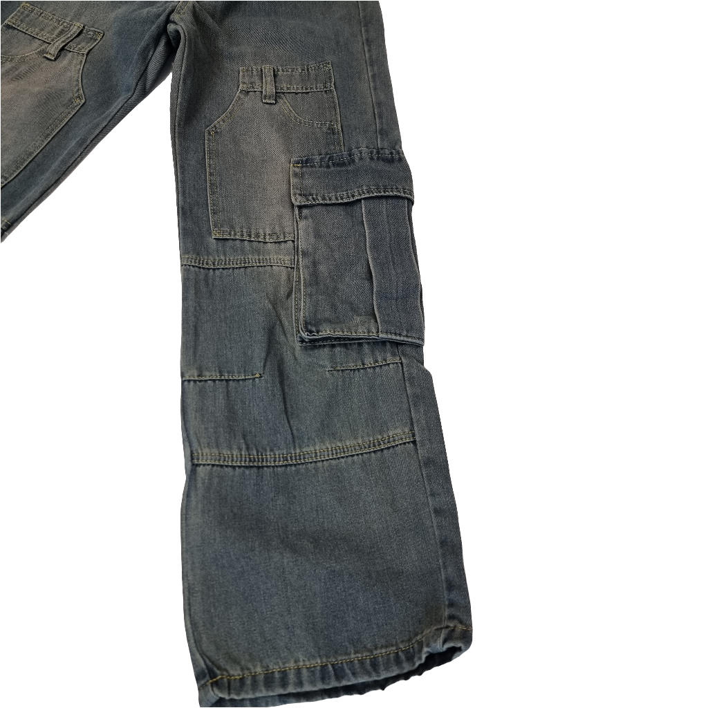 Vintage Utility Cargo Jeans