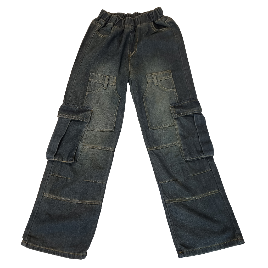 Classic Cargo Denim Pants