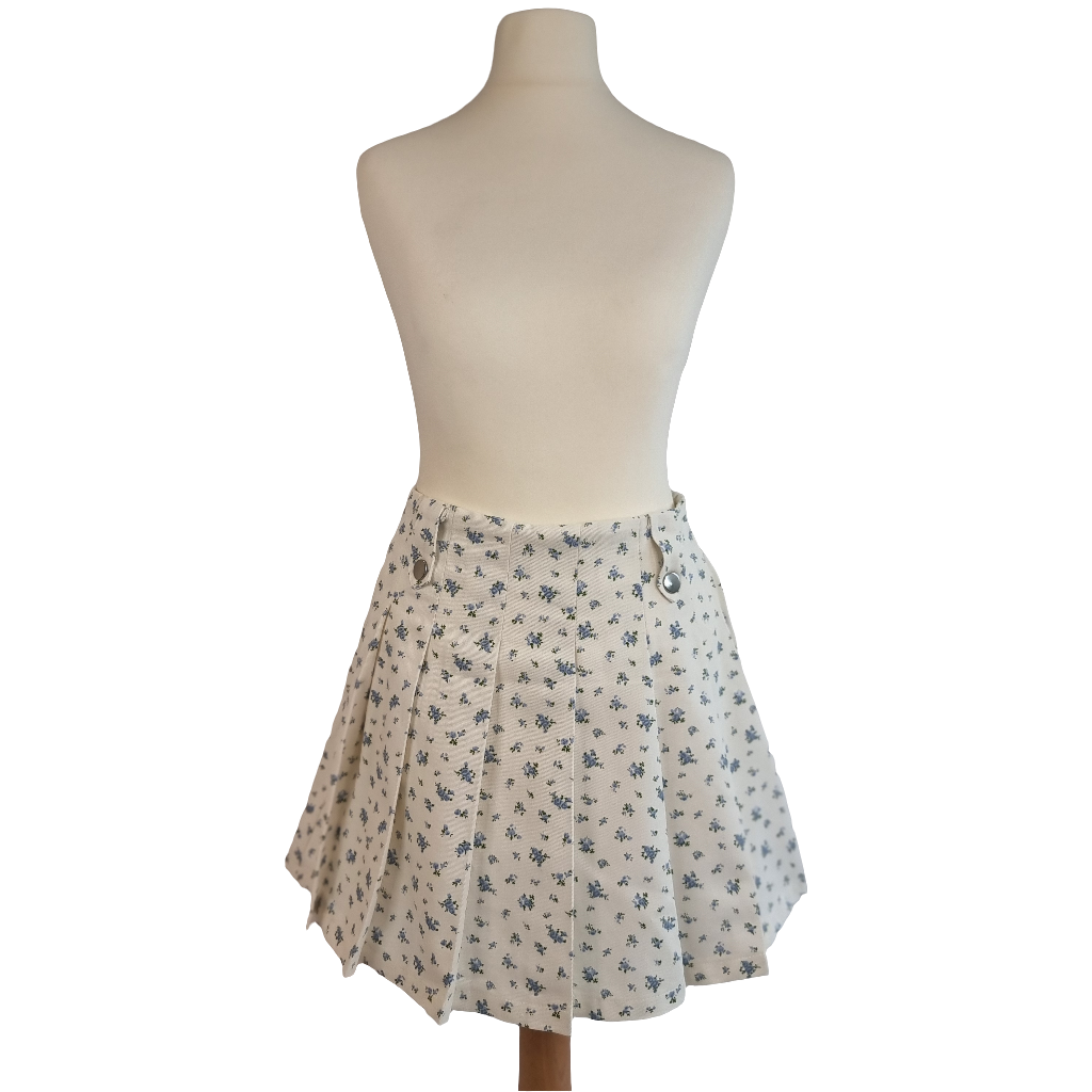 Floral Breeze Pleated Skirt