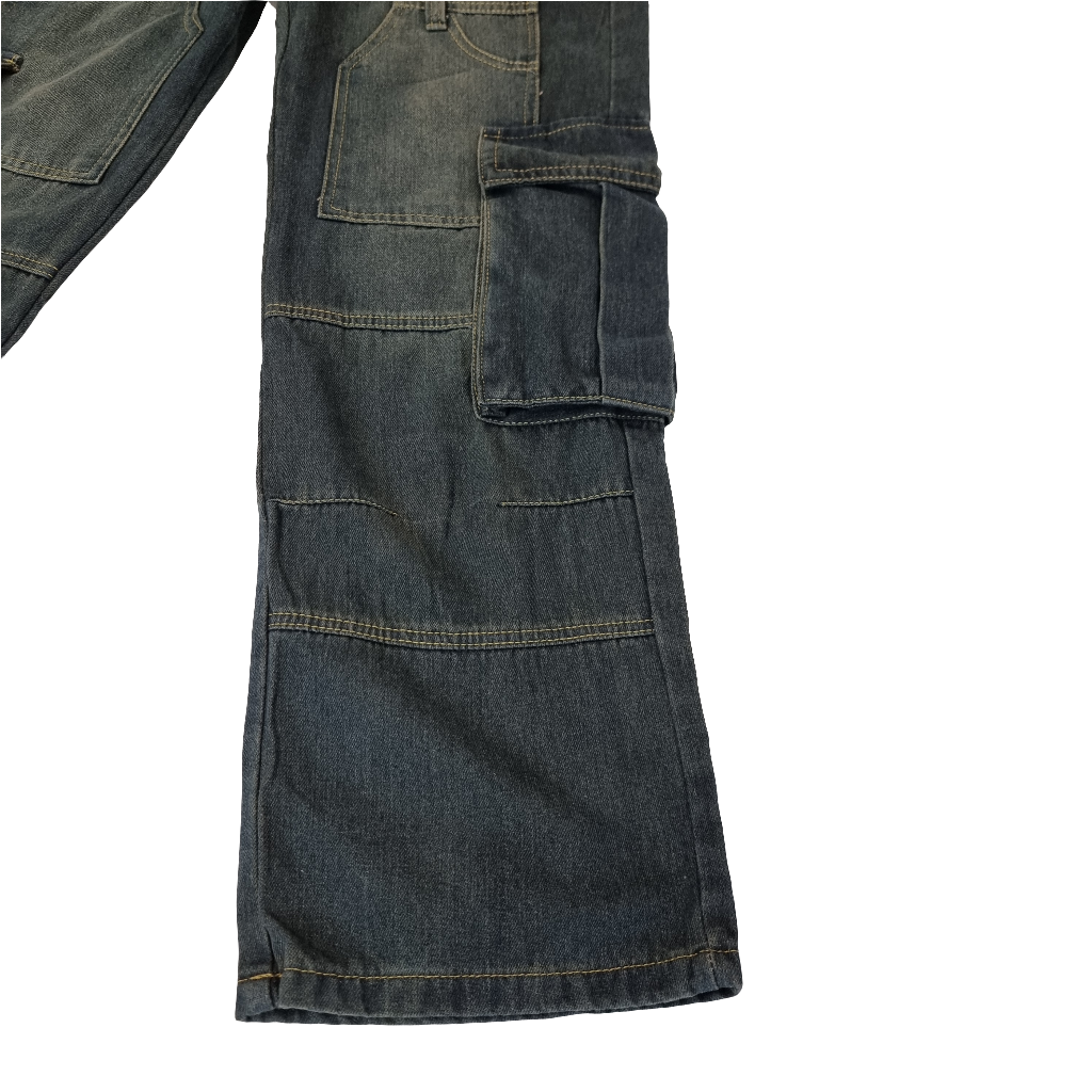 Classic Cargo Denim Pants