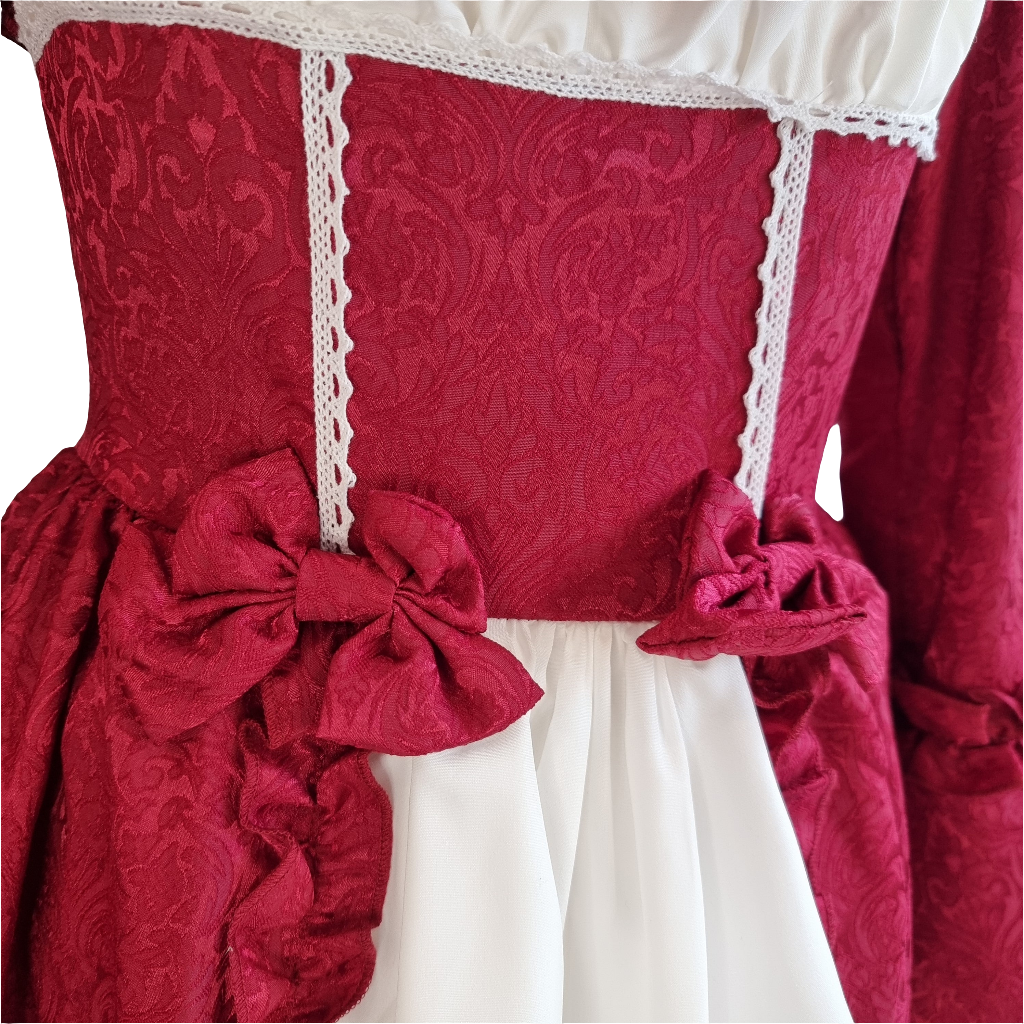 Exquisite Red Ruffled Lolita Dress – A Timeless Classic Dress