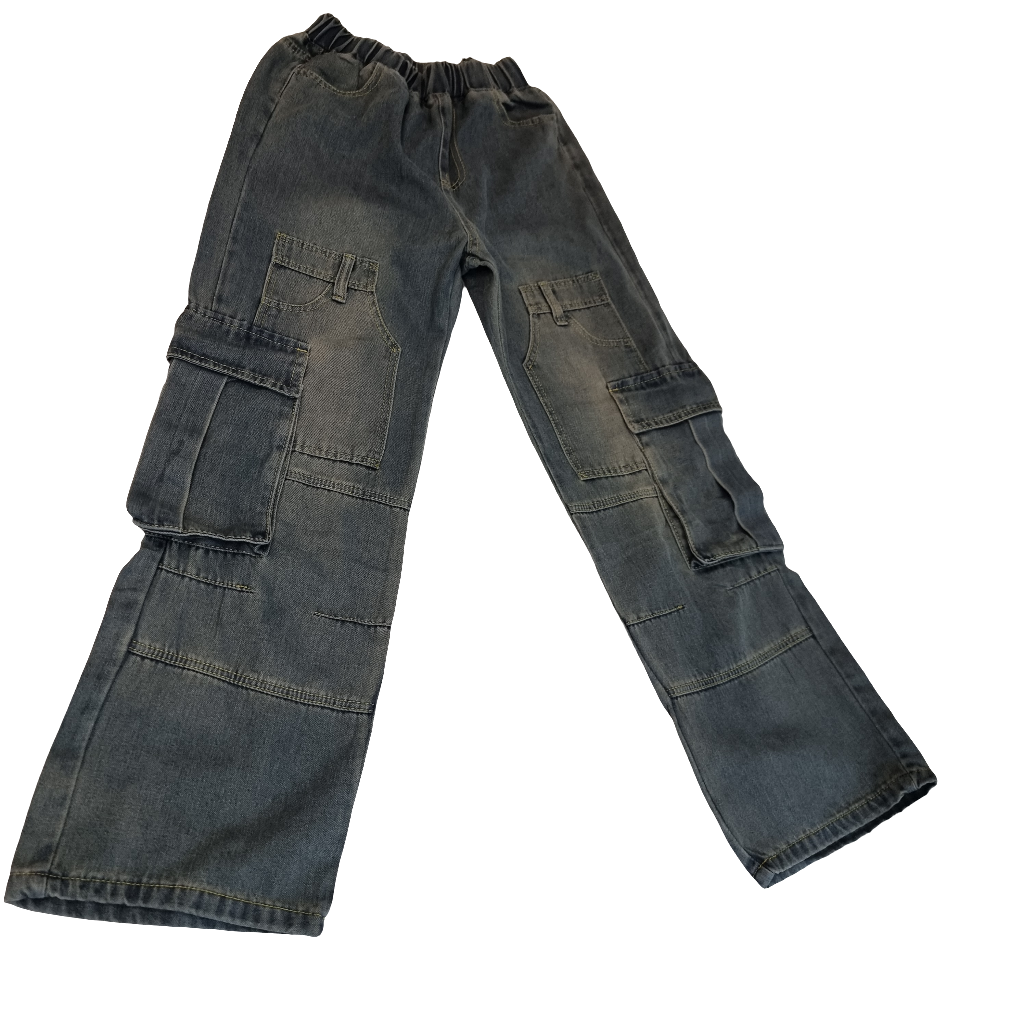 Vintage Utility Cargo Jeans