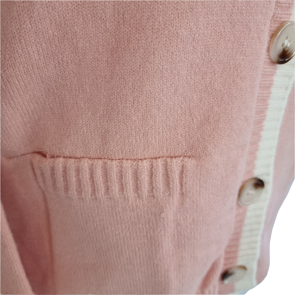 Blush Bunny Charm Pink Cardigan