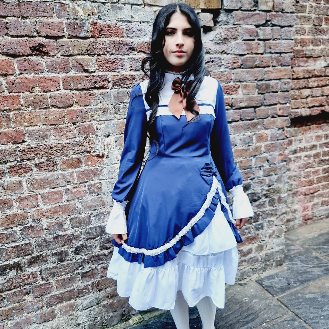 Midnight Elegance Blue Lolita Dress