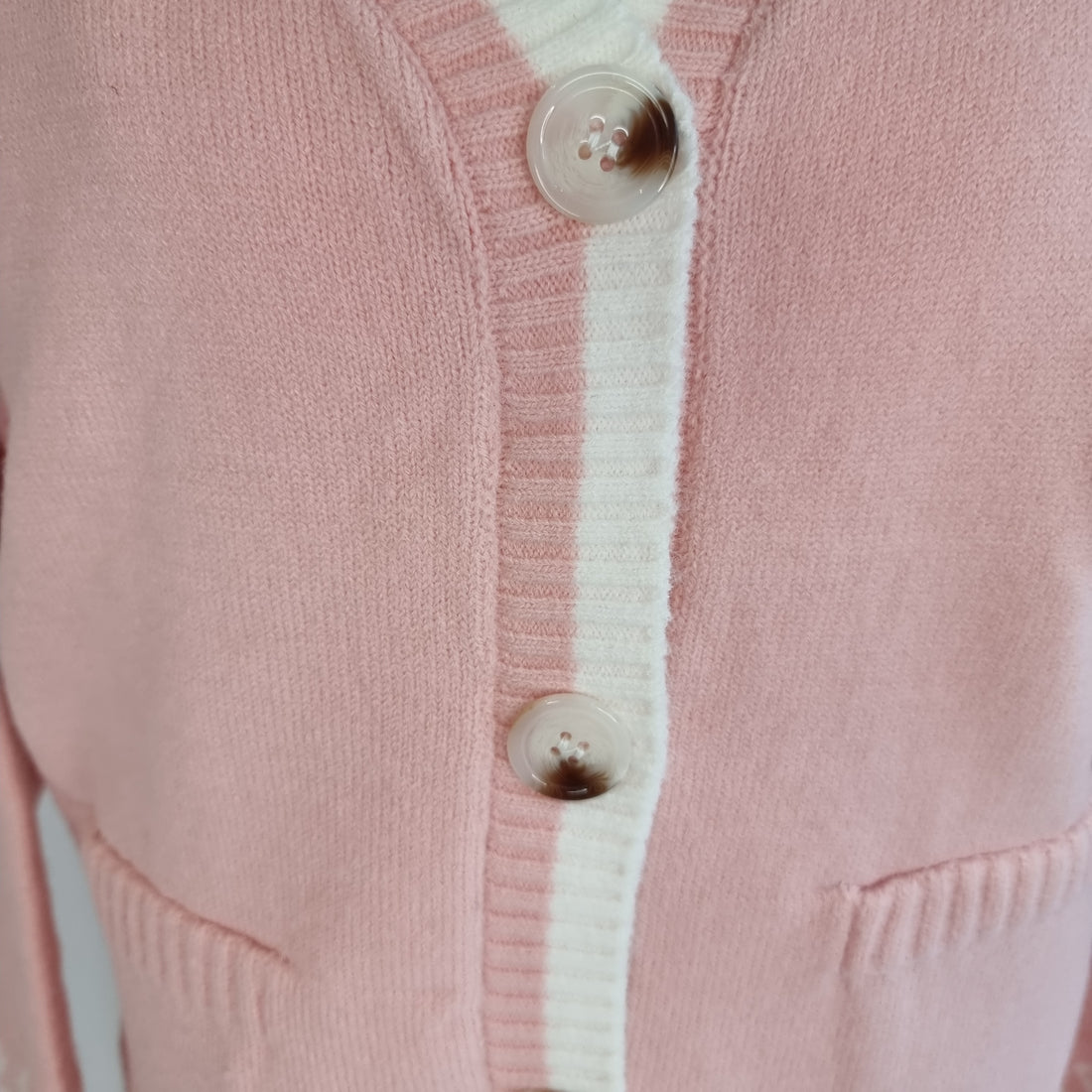 Blush Bunny Charm Pink Cardigan