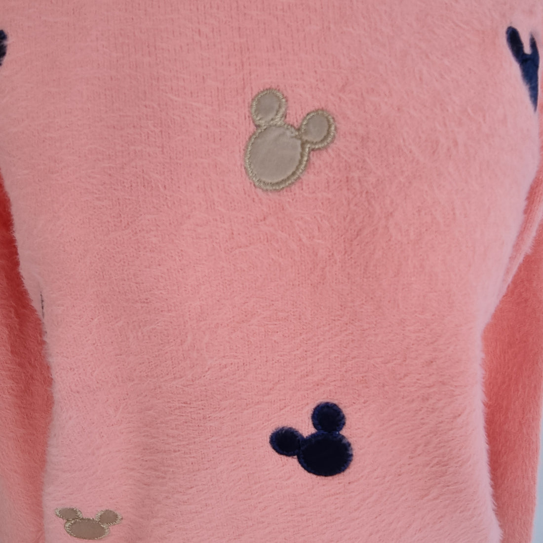 Playful Charm Sweater in Soft Pink