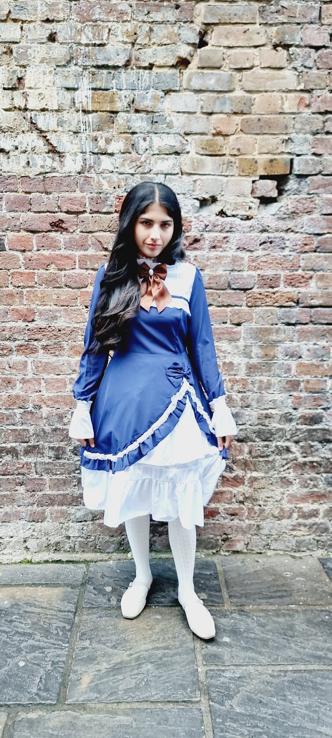 Midnight Elegance Blue Lolita Dress