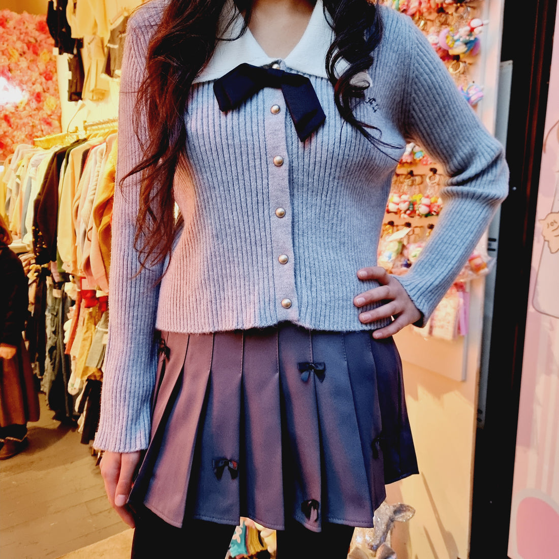 Elegant Charm Bow-Knit Sweater