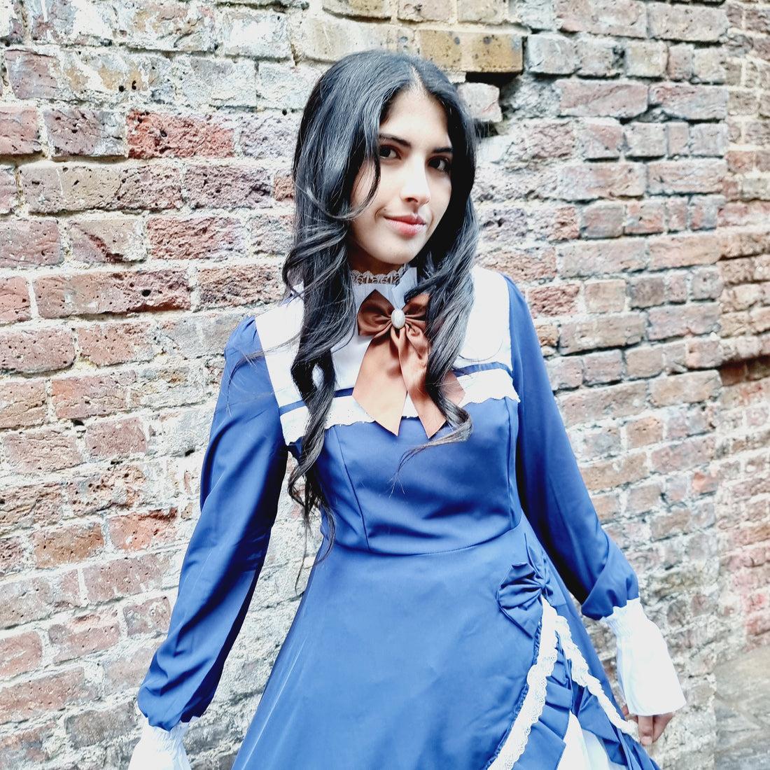 Midnight Elegance Blue Lolita Dress