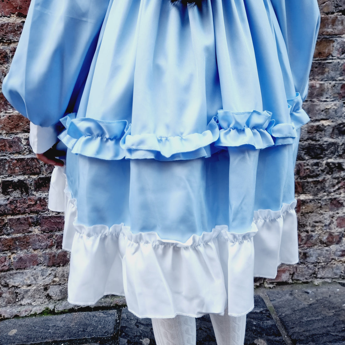 Dreamy Light Blue Long-Sleeve Lolita Dress