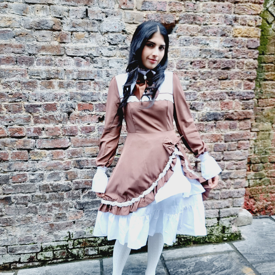 Victorian Chocolate Elegance Lolita Dress