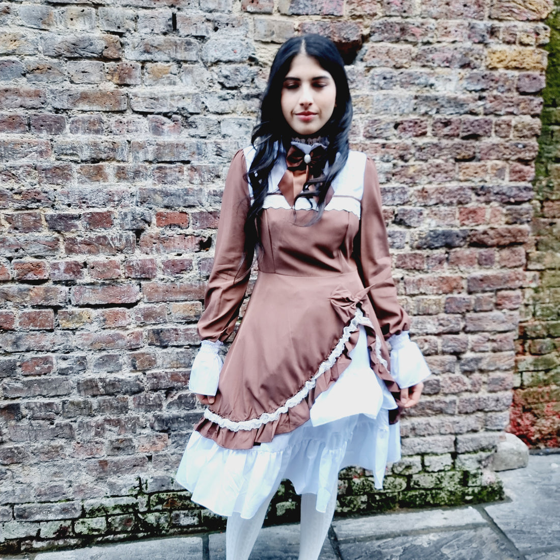 Victorian Chocolate Elegance Lolita Dress