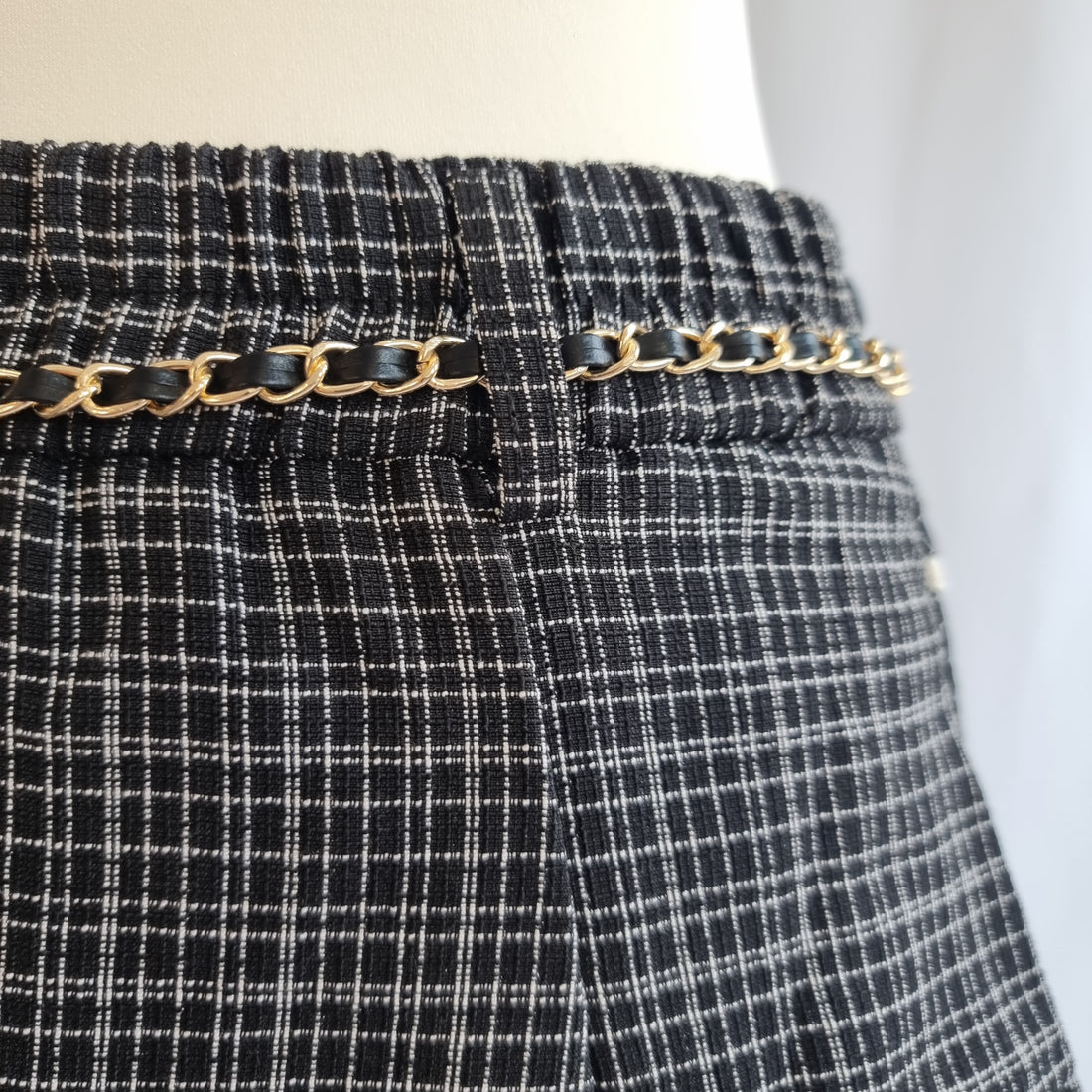 Midnight Plaid Charm Skirt