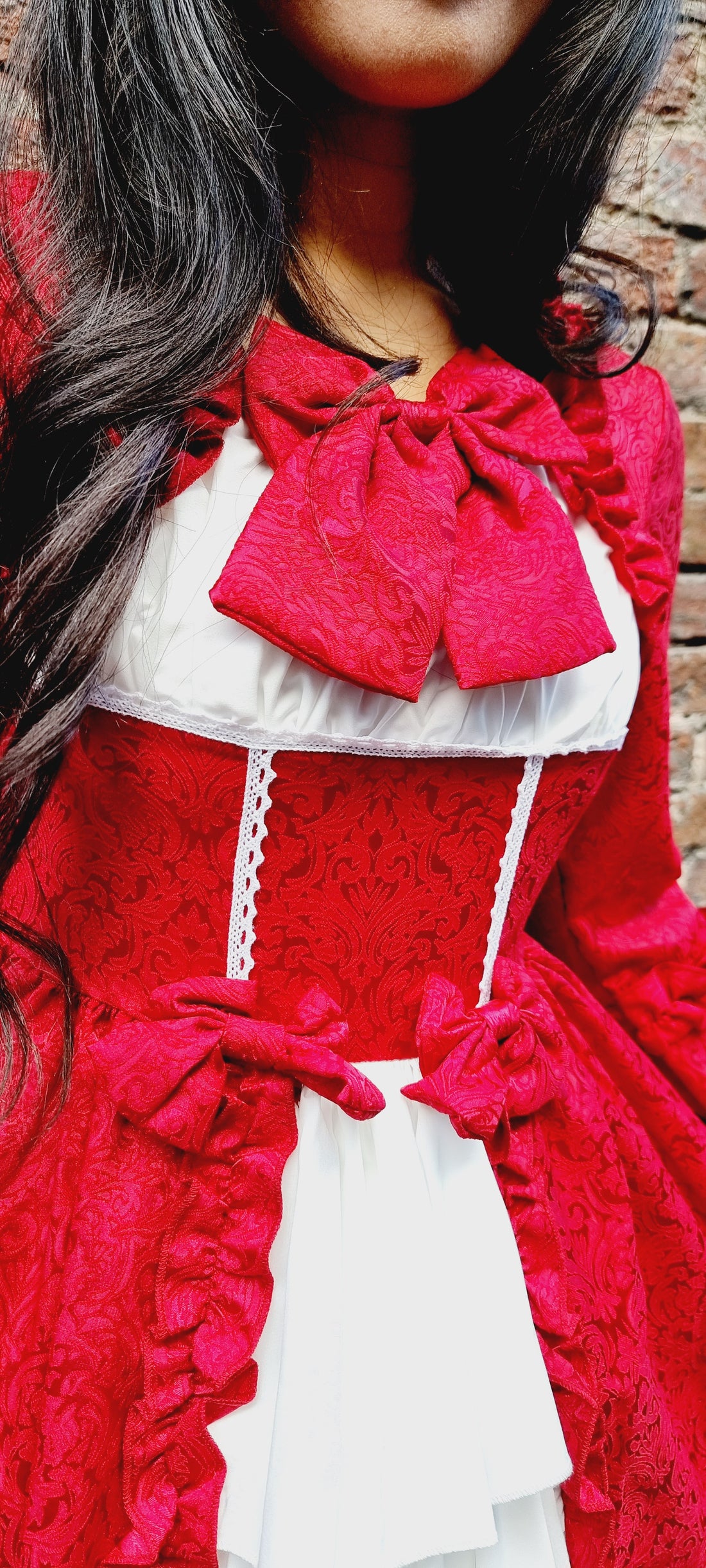 Exquisite Red Ruffled Lolita Dress – A Timeless Classic Dress