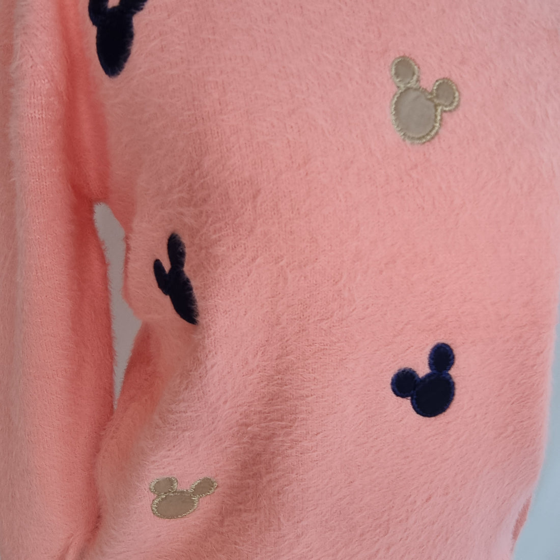 Playful Charm Sweater in Soft Pink