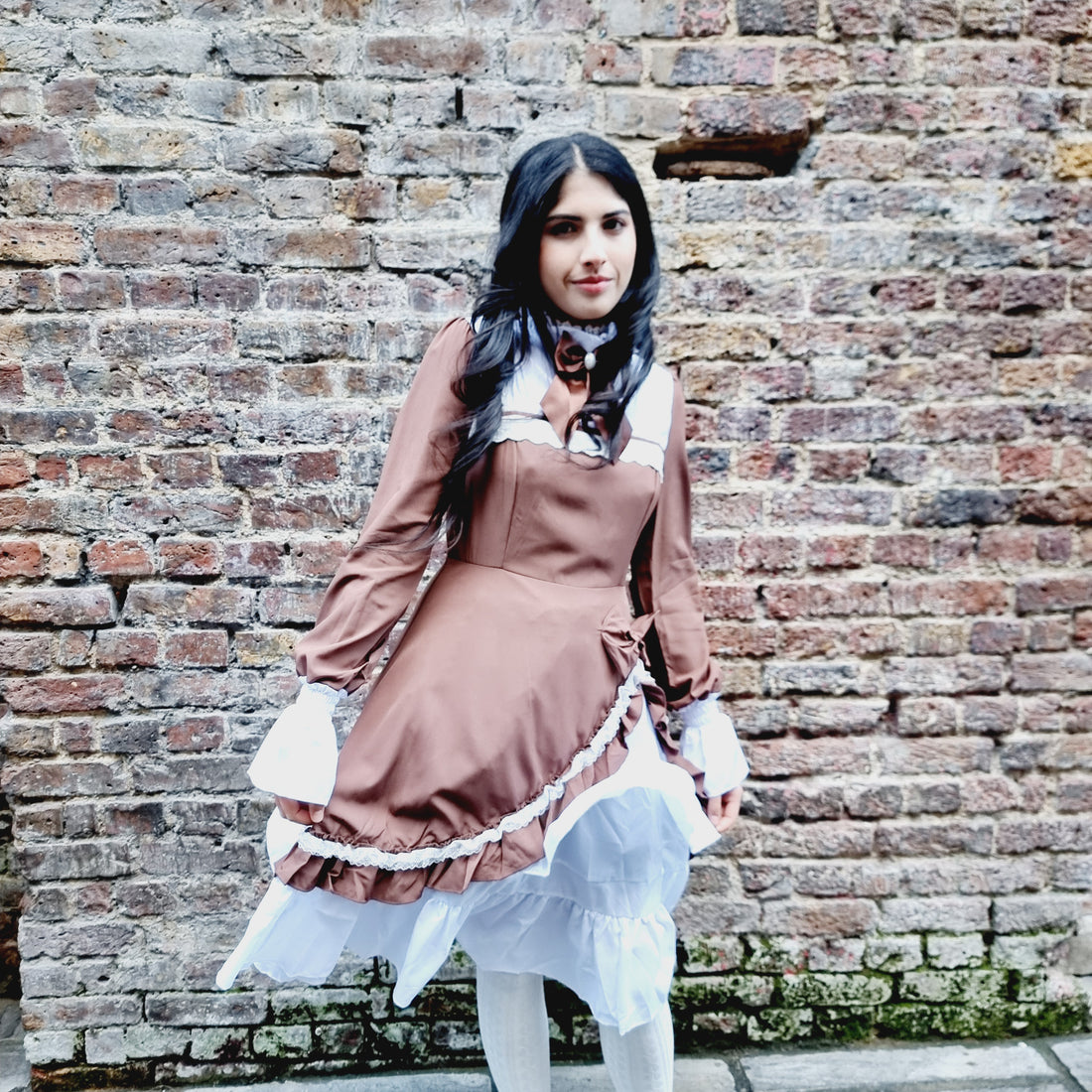 Victorian Chocolate Elegance Lolita Dress