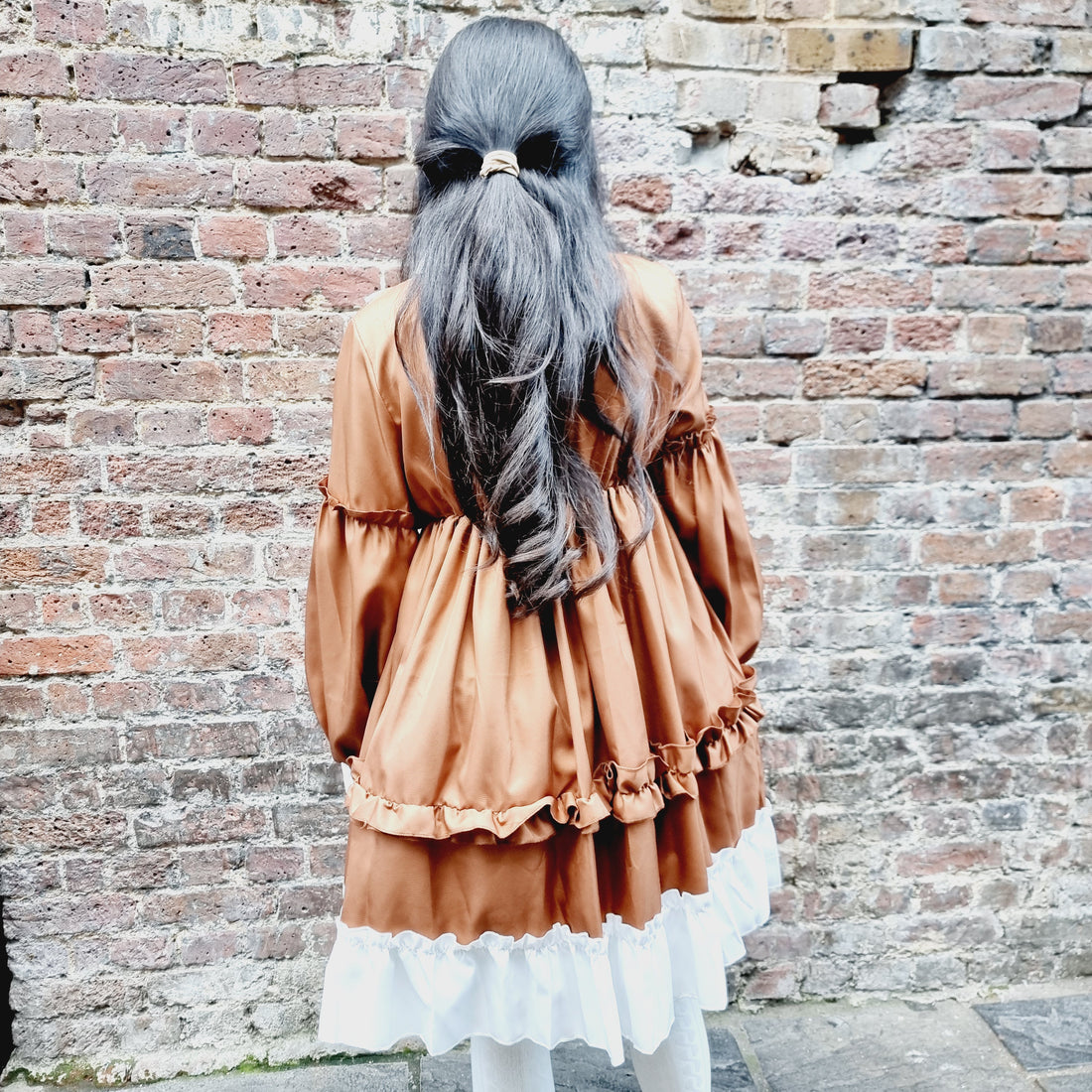 Lolita Dress Brown Long Sleeves