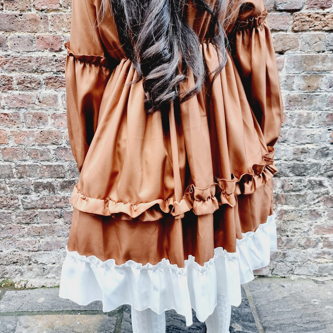 Lolita Dress Brown Long Sleeves