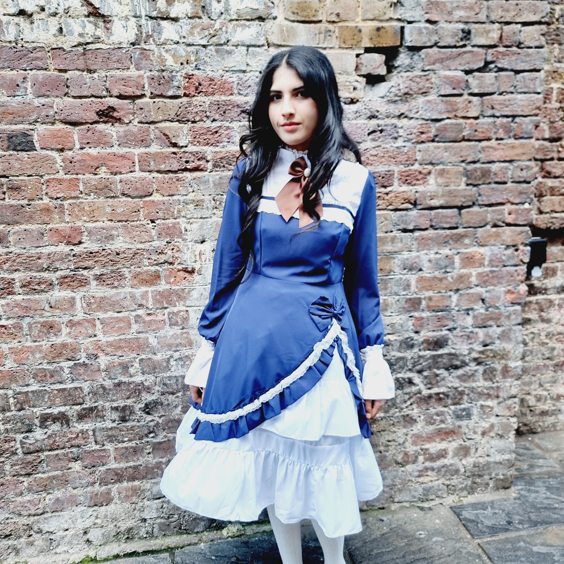 Midnight Elegance Blue Lolita Dress