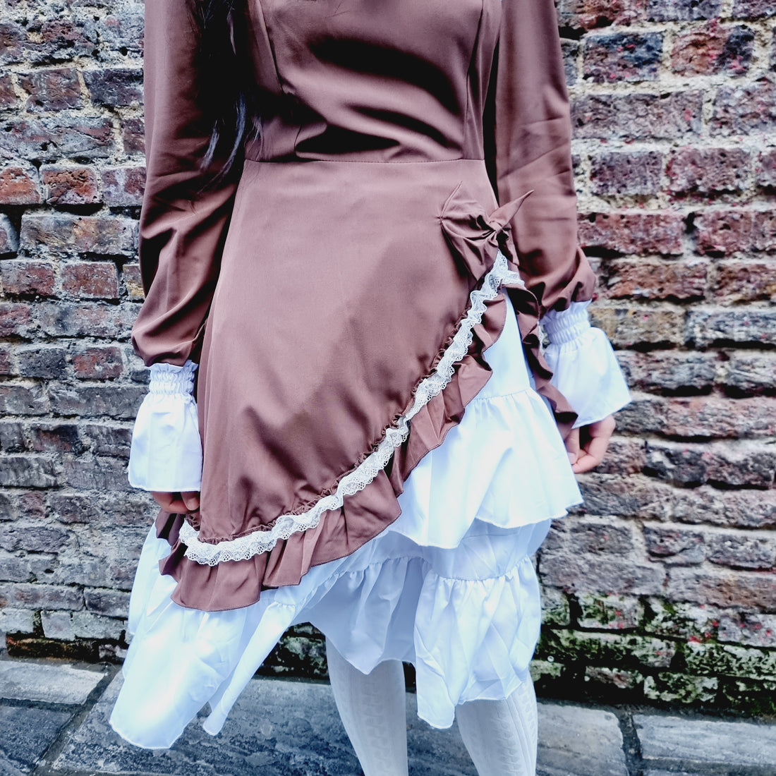 Victorian Chocolate Elegance Lolita Dress